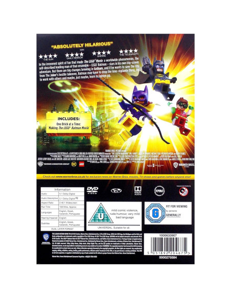 Película LEGO Batman DVD + Descarga Digital 2017 Película LEGO Batman DVD + Descarga Digital 2017