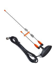 Antena de Base Magnética HYS Doble Banda 144/430MHz con Cable 4m