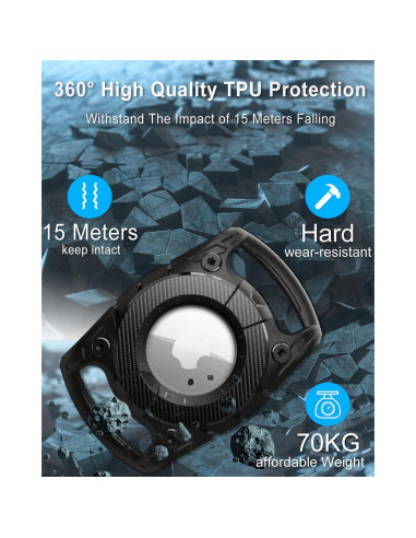 Soporte Impermeable para Collar de Perro Air Tag DEERLET 2 Pack