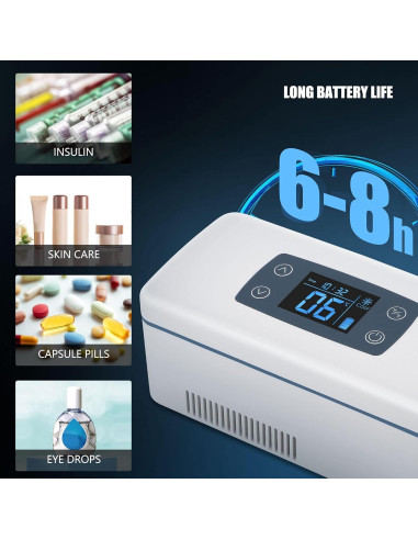 Enfriador Portátil de Insulina CGOLDENWALL CG-CB02 12h