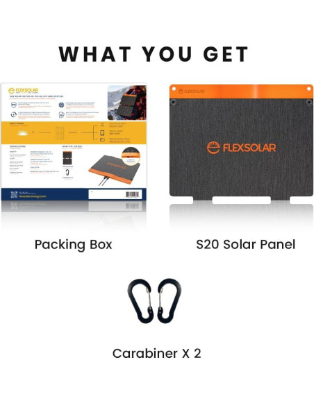 Cargador Solar Plegable 20W FlexSolar USB-C y USB-A Cargador Solar Plegable 20W FlexSolar USB-C y USB-A