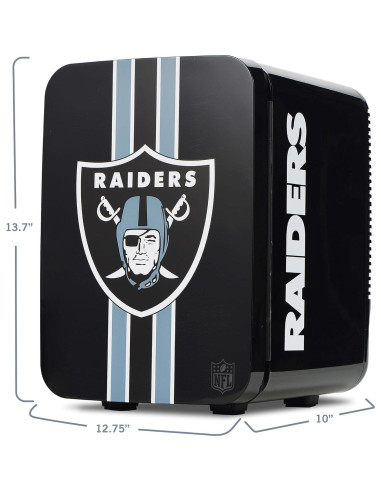 Mini Nevera Ukonic Las Vegas Raiders 10L - Enfriador Portátil