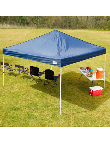 Carpa Instantánea Caravan 3.66x3.66m Azul Marino Poliester