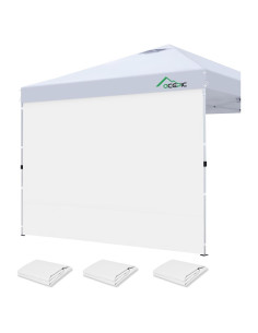 Paredes Laterales para Toldo Acepic 10x10 Blanco Impermeables