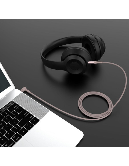 Cable de Auriculares de Reemplazo Lusgawer 150cm Dorado Cable de Auriculares de Reemplazo Lusgawer 150cm Dorado