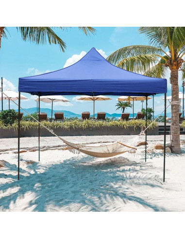 Toldo de Reemplazo Hyuetrsa 3x3m con Paredes Laterales Azul