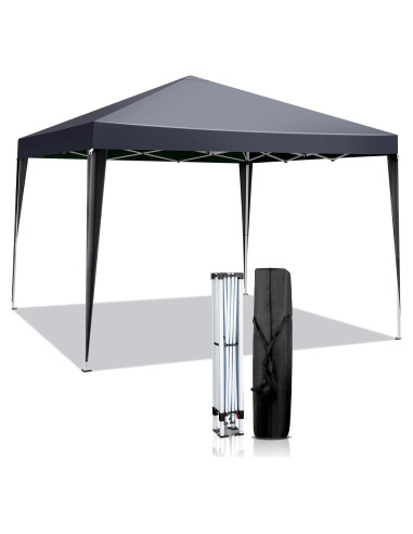 Carpa Plegable VINGLI 3.05x3.05m Gris Resistente al Agua