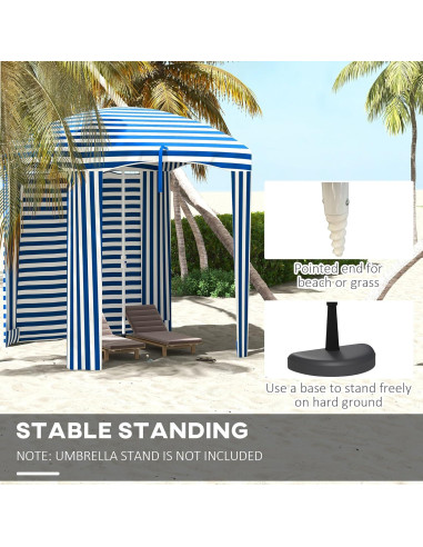 Carpa de Sombra Portátil NicBex 178x178 cm Impermeable