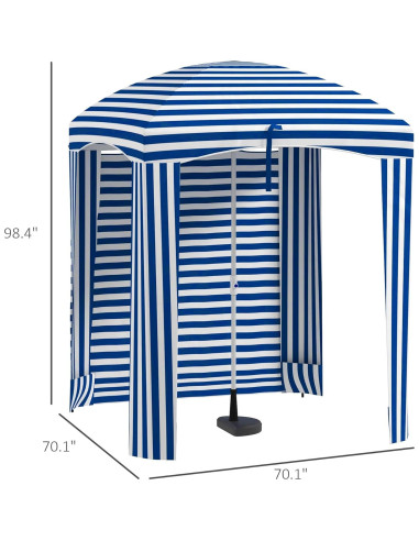 Carpa de Sombra Portátil NicBex 178x178 cm Impermeable