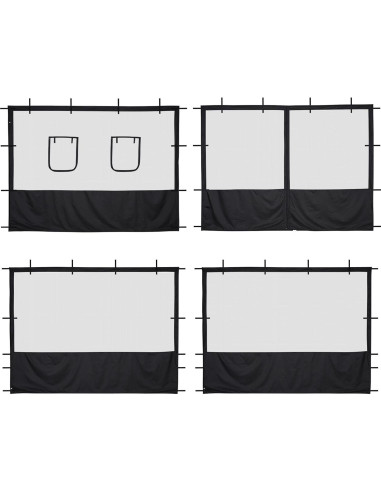 Carpa Pop Up Yescom 3.05x3.05m con Paredes de Malla
