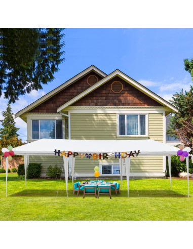 Carpa de Fiesta Exterior 10x30 WEI WEI GLOBAL Impermeable