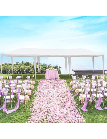 Carpa de Fiesta Exterior 10x30 WEI WEI GLOBAL Impermeable Carpa de Fiesta Exterior 10x30 WEI WEI GLOBAL Impermeable