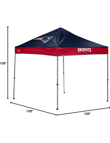 Carpa de Tailgate NFL Rawlings Nueva Inglaterra Patriots 2.74m
