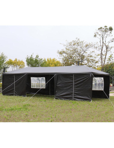 Carpa de Fiesta LBLWJD 10x30m Impermeable con Paredes Desmontables