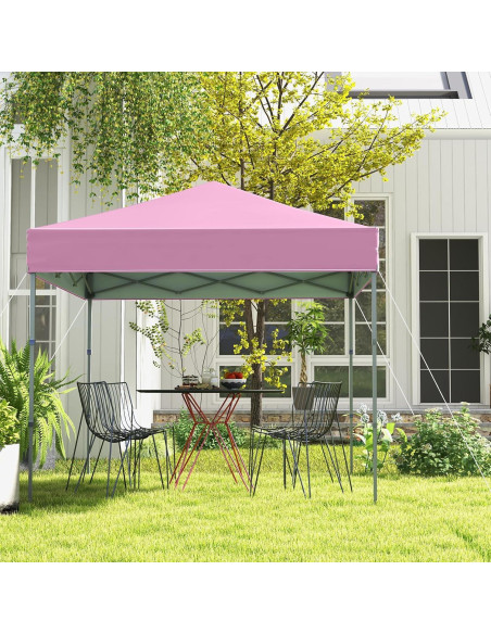 Carpa Plegable Tangkula 2x2 m Rosa con Protección Solar UPF 50+ Carpa Plegable Tangkula 2x2 m Rosa con Protección Solar UPF 50+