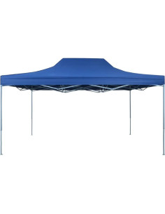 Carpa Plegable Profesional ZQQLVOO 2.99m x 4.00m Azul Resistente UV 2