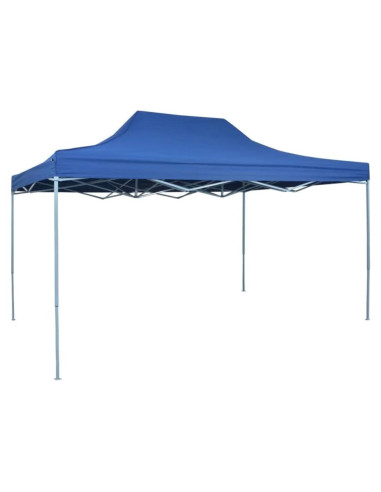 Carpa Plegable Azul HETFTJN 2.8x4.1m para Eventos y Camping