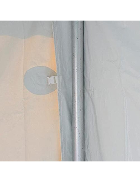 Pared Lateral Premium TentandTable 8' x 20' Blanca Impermeable Pared Lateral Premium TentandTable 8' x 20' Blanca Impermeable