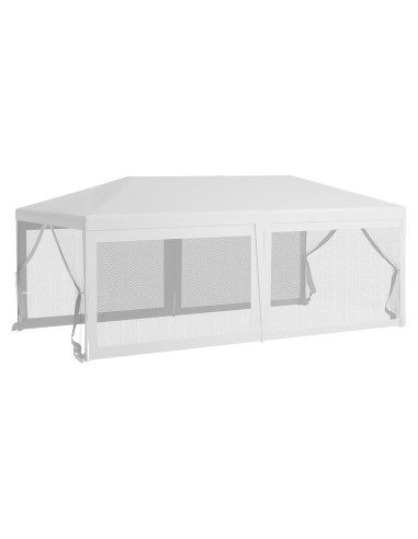 Carpa de Fiesta 5.84 m x 2.95 m SeeTruth con Paredes Removibles