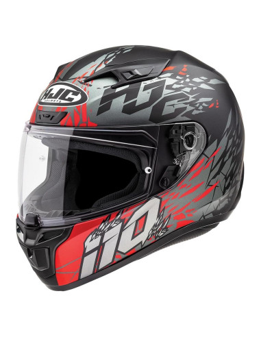 Casco HJC I10 Pitfall Rojo 5XL Integral con Ventilación