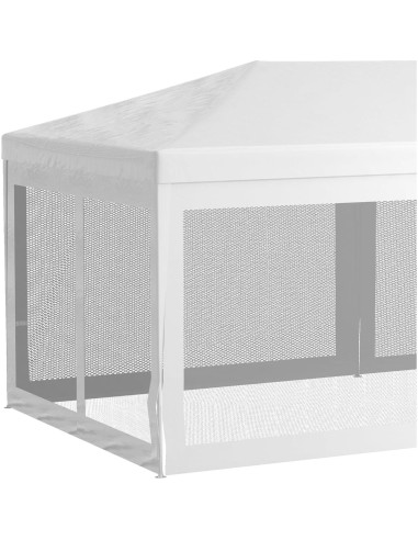 Carpa de Fiesta 5.84 m x 2.95 m SeeTruth con Paredes Removibles