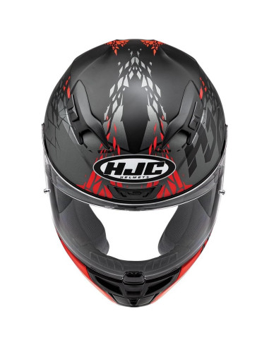 Casco HJC I10 Pitfall Rojo 5XL Integral con Ventilación