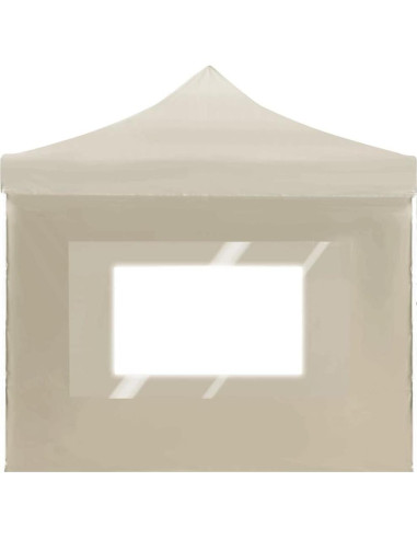 Carpa Plegable HXUHUWS 6x3m Impermeable Color Crema
