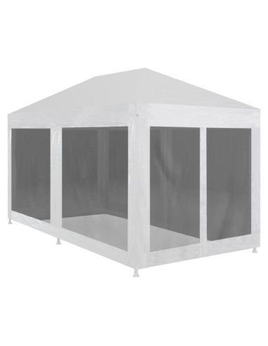 Carpa de Fiesta HXUHUWS 6x3m Resistente al Agua con Malla