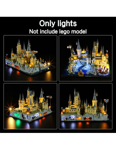 Kit de Luz LED BVOPLME para Lego Harry Potter 76419
