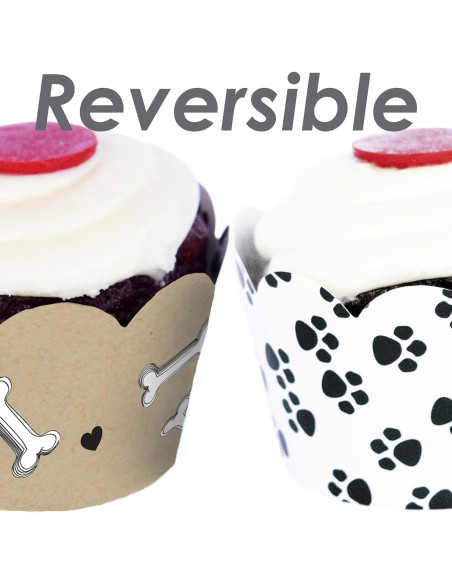 Fundas para Cupcake Confetti Couture 24 Pzs Reversibles Fundas para Cupcake Confetti Couture 24 Pzs Reversibles