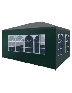 Carpa de Fiesta GeoHome 4x3m Verde Resistente al Agua