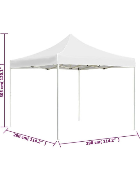 Carpa Plegable Profesional RINDIGOO 2.9x2.9m Blanca Carpa Plegable Profesional RINDIGOO 2.9x2.9m Blanca