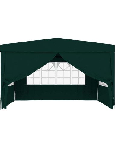 Carpa de Fiesta TEWTX7 3.99x3.99m Verde Impermeable UV