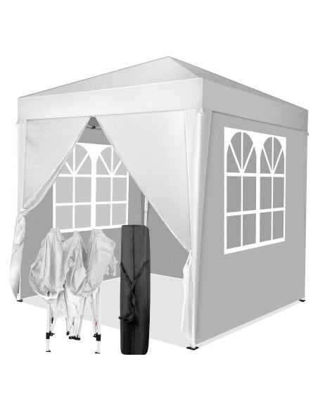 Carpa Plegable Gazebo JHengShop 200x200cm Resistente UV Carpa Plegable Gazebo JHengShop 200x200cm Resistente UV