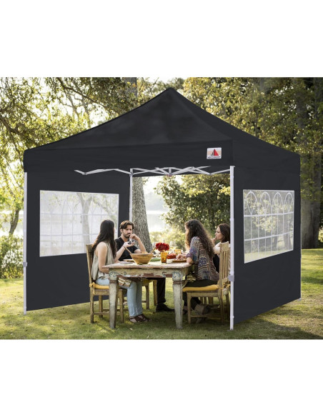 Paredes Laterales ABCCANOPY 2 Paneles Ventana 3.05x1.98m Negro Paredes Laterales ABCCANOPY 2 Paneles Ventana 3.05x1.98m Negro