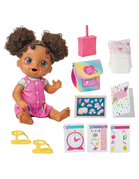 Muñeca Baby Alive Hora de Escuela 30 cm con Accesorios Muñeca Baby Alive Hora de Escuela 30 cm con Accesorios