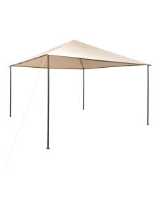 Toldo Gazebo 400x400 cm EVERSTRO Beige Resistente al Agua