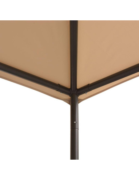 Toldo Gazebo 400x400 cm EVERSTRO Beige Resistente al Agua Toldo Gazebo 400x400 cm EVERSTRO Beige Resistente al Agua