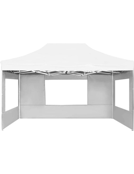 Carpa de Fiesta Plegable KCCKOM 4.3x3m Blanca con Paneles Carpa de Fiesta Plegable KCCKOM 4.3x3m Blanca con Paneles
