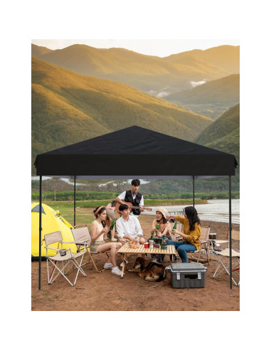 Carpa Pop-Up Garvee 3.05x3.05m Impermeable con 4 Paredes