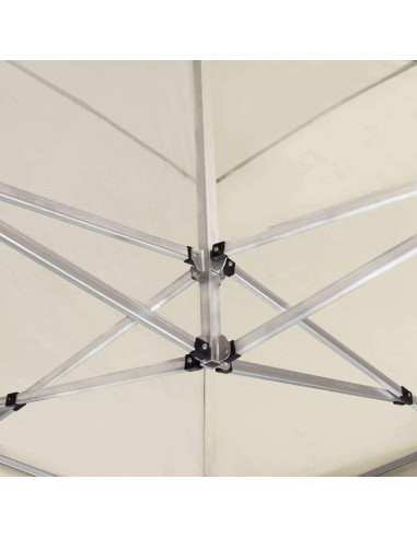 Carpa Plegable HXUHUWS 6x3m Impermeable con Paredes Crema
