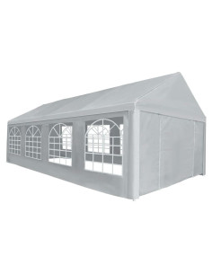 Carpa de Fiesta KCCKOM 4x8m Gris Resistente al Agua para Eventos
