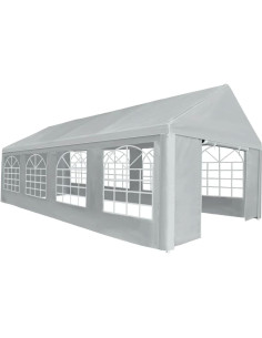 Carpa de Fiesta KCCKOM 4x8m Gris Resistente al Agua para Eventos 2