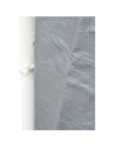 Carpa de Fiesta KCCKOM 4x8m Gris Resistente al Agua para Eventos