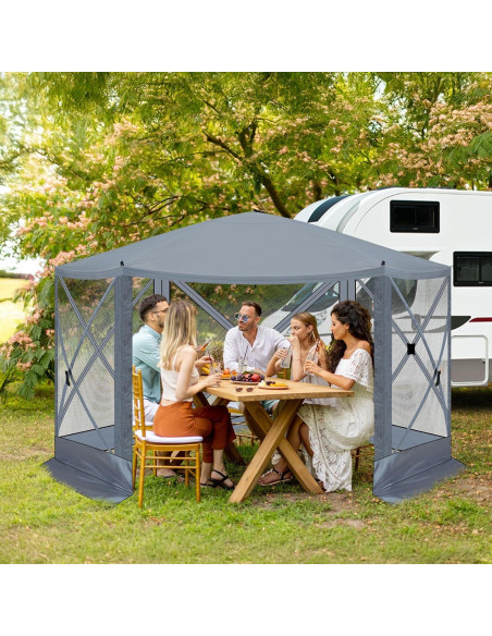 Carpa Pop Up ATGHYURT 3.66x3.66m Impermeable para Eventos Carpa Pop Up ATGHYURT 3.66x3.66m Impermeable para Eventos
