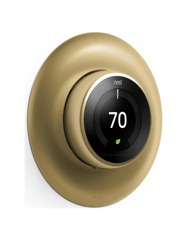 Cubierta de Placa de Pared Elago para Termostato Nest - Latón