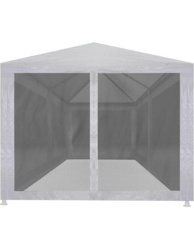 Carpa de Fiesta GROSERY 6x3m con Paredes de Malla y Accesorios