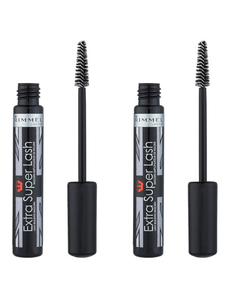 Máscara de Pestañas Rimmel Extra Super Lash 2x2.83g Negro Máscara de Pestañas Rimmel Extra Super Lash 2x2.83g Negro