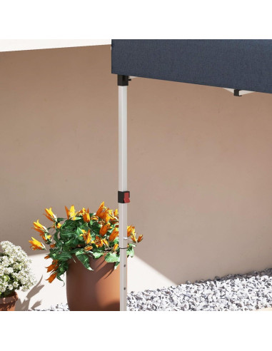 Carpa Plegable 3x3m AnhuaUSA con 3 Paredes y Altura Ajustable