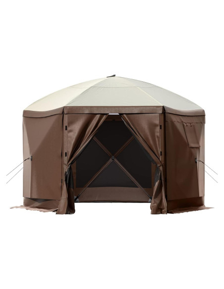 Tienda Gazebo Plegable 3x3m SmarketBuy para 8 Personas Tienda Gazebo Plegable 3x3m SmarketBuy para 8 Personas
